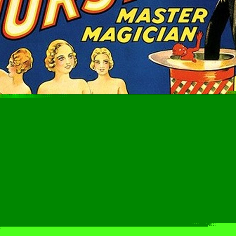 Thurston Out Of A Hat Vintage Magic Unframed Print Wall Art
