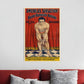 36" X 54" Houdini In Handcuffs Vintage Magic Poster Wall Art