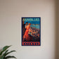 Vintage 1935 Atlantic City Travel Unframed Print Wall Art