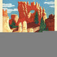 36" X 54" Vintage 1950S Bryce Canyon National Park Wall Art