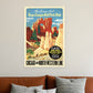 36" X 54" Vintage 1950S Bryce Canyon National Park Wall Art