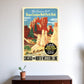 36" X 54" Vintage 1950S Bryce Canyon National Park Wall Art