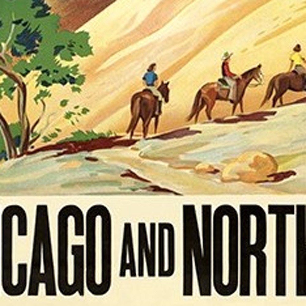 36" X 54" Vintage 1950S Bryce Canyon National Park Wall Art