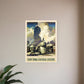 New York Railroad Vintage Travel Unframed Print Wall Art