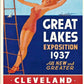 24" X 36" Great Lakes 1937 Vintage Travel Poster Wall Art