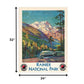 24" X 32" Rainier National Park C1920S Vintage Travel Poster Wall Art