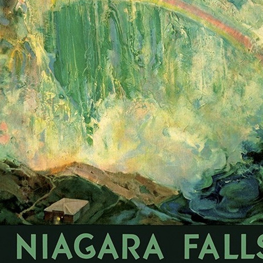 24" X 36" Niagra Falls New York C1920S Vintage Travel Poster Wall Art