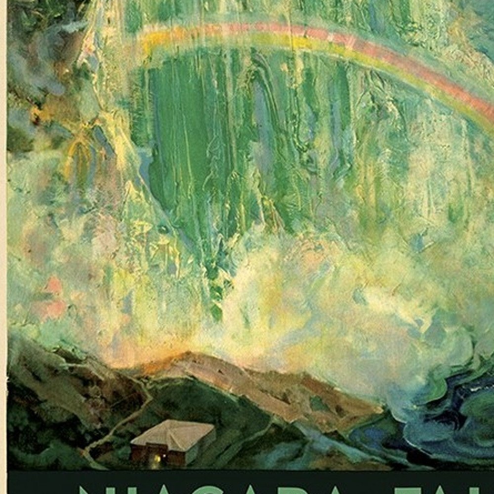 24" X 36" Niagra Falls New York C1920S Vintage Travel Poster Wall Art