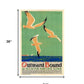 24" X 36" Birds Over Lake Michigan C1929 Vintage Travel Poster Wall Art