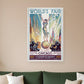 36" x 54" Vintage 1933 Chicago Worlds Fair Wall Art