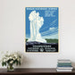 36" x 48" Yellowstone National Park c1938 Vintage Travel Poster Wall Art