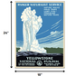 36" x 48" Yellowstone National Park c1938 Vintage Travel Poster Wall Art