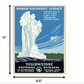 36" x 48" Yellowstone National Park c1938 Vintage Travel Poster Wall Art