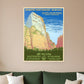 24" x 32" Zion National Park c1938 Vintage Travel Poster Wall Art
