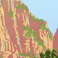 24" x 32" Zion National Park c1938 Vintage Travel Poster Wall Art