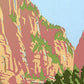 24" x 32" Zion National Park c1938 Vintage Travel Poster Wall Art