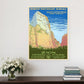 24" x 32" Zion National Park c1938 Vintage Travel Poster Wall Art
