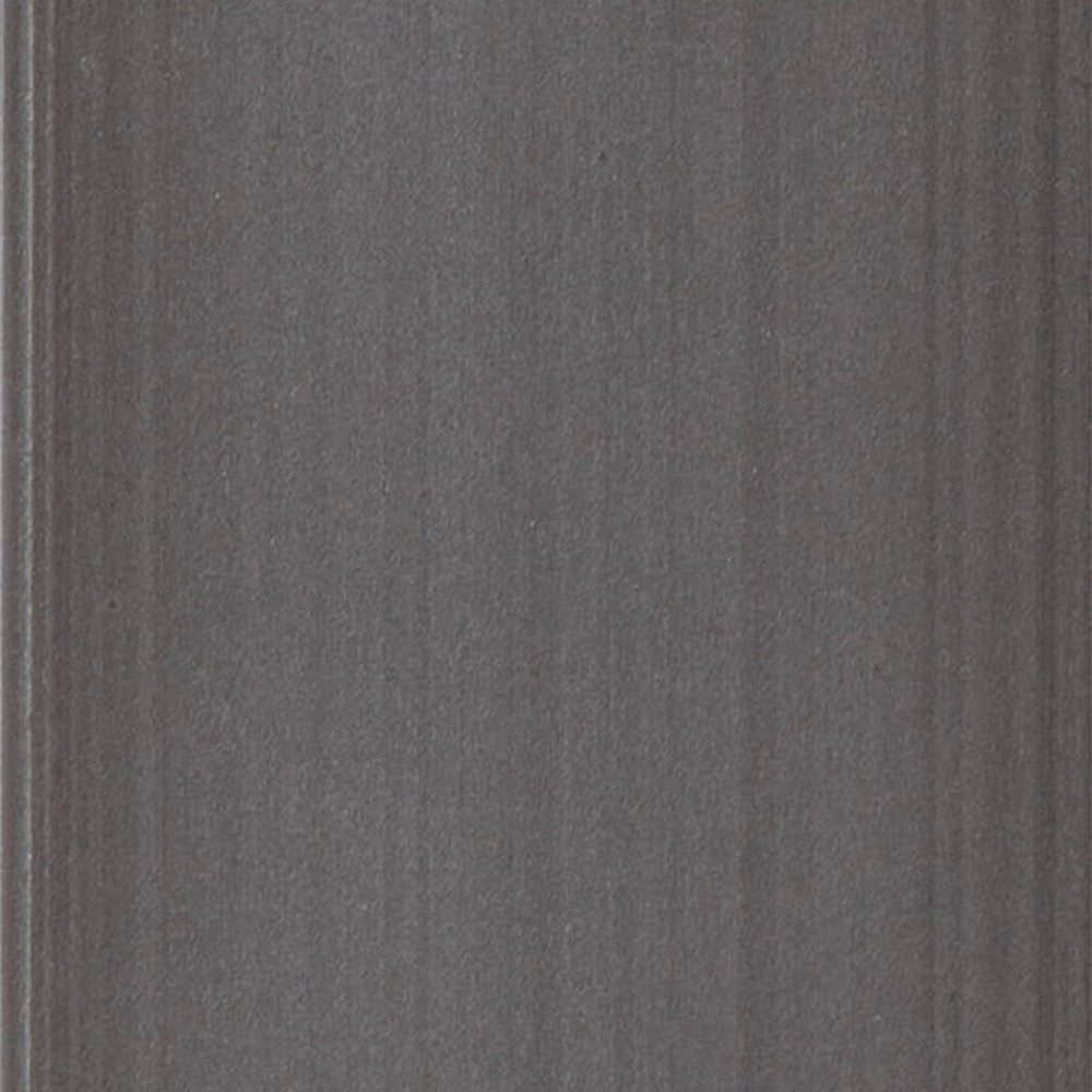 79" Wood Brown And Gray Steel Dining Table