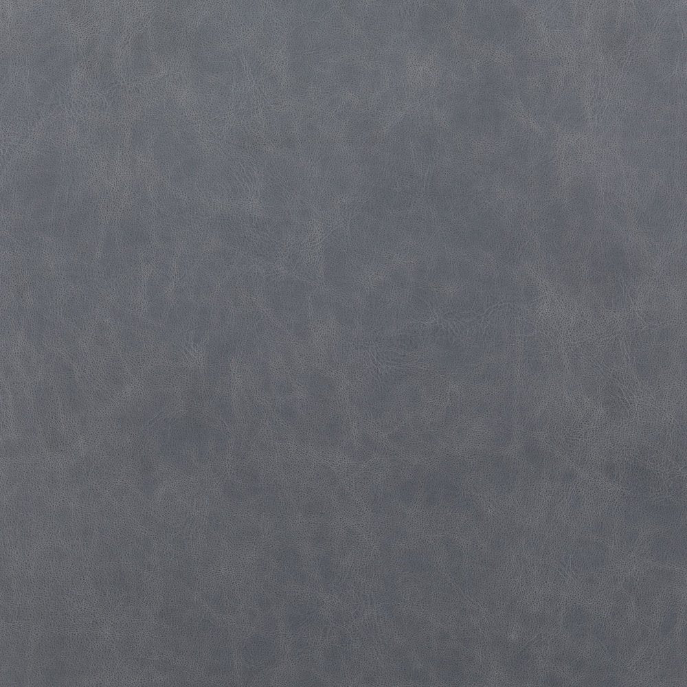 Set of Two Gray And Black Upholstered Faux Leather Dining Side Chairs