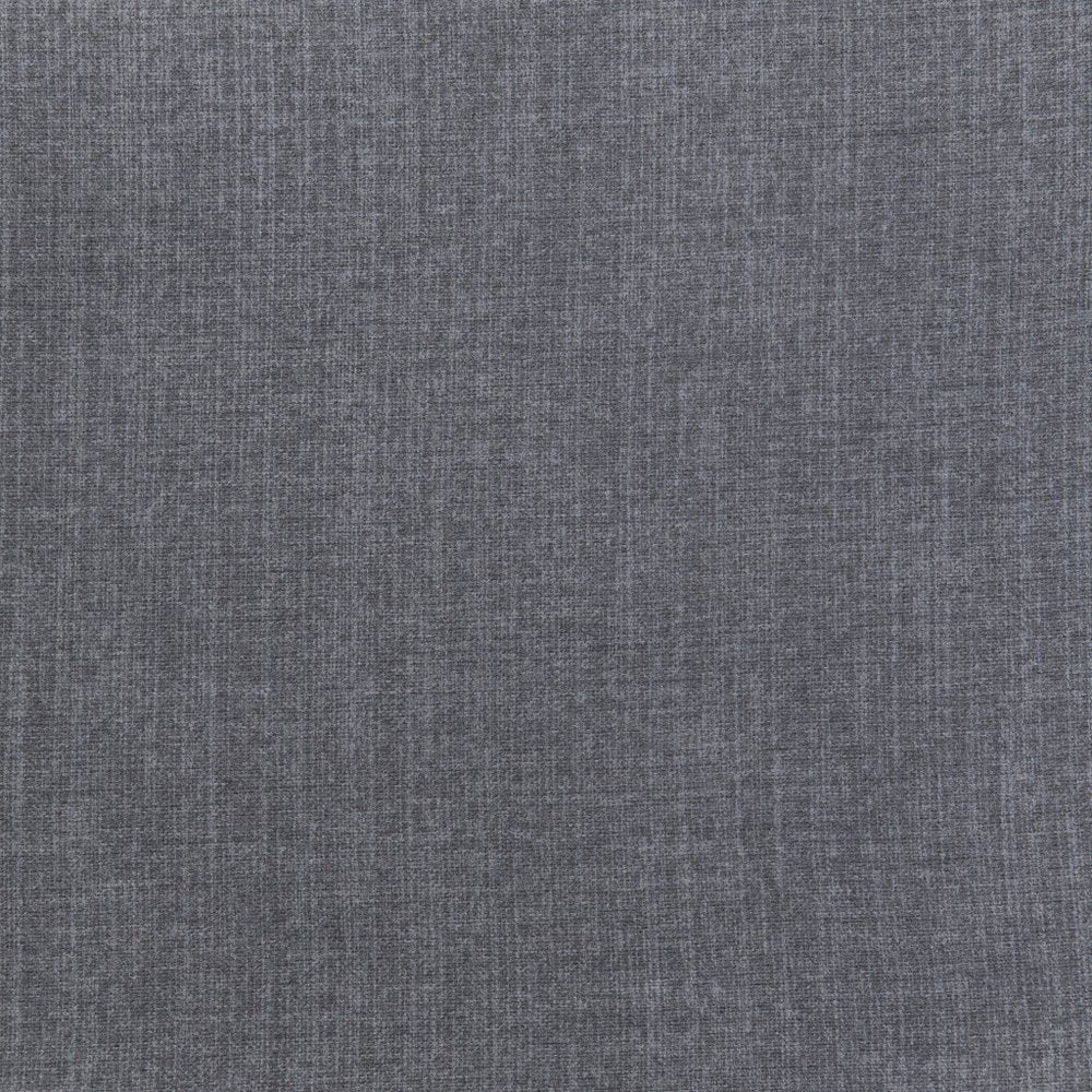 Set of Two Gray And Black Upholstered Fabric Dining Side Chairs