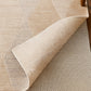 2' x 4' Ivory Striped Weave Non Slip Rug Pad