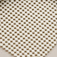 2' x 4' Ivory Striped Weave Non Slip Rug Pad