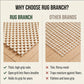 2' x 4' Ivory Striped Weave Non Slip Rug Pad