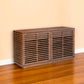 54" Brown Enclosed Storage TV Stand
