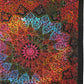 Black And Red Floral Cotton Twin Flat Sheet