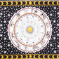 80" X 56" Black White And Yellow Cotton Hanging Tapestry