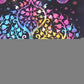 80" X 56" Black Pink And Yellow Elephant Mandala Cotton Hanging Tapestry