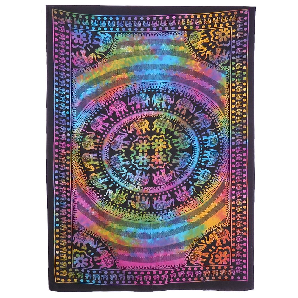 Blue and Pink Floral Cotton