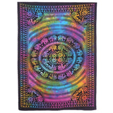 Blue and Pink Floral Cotton