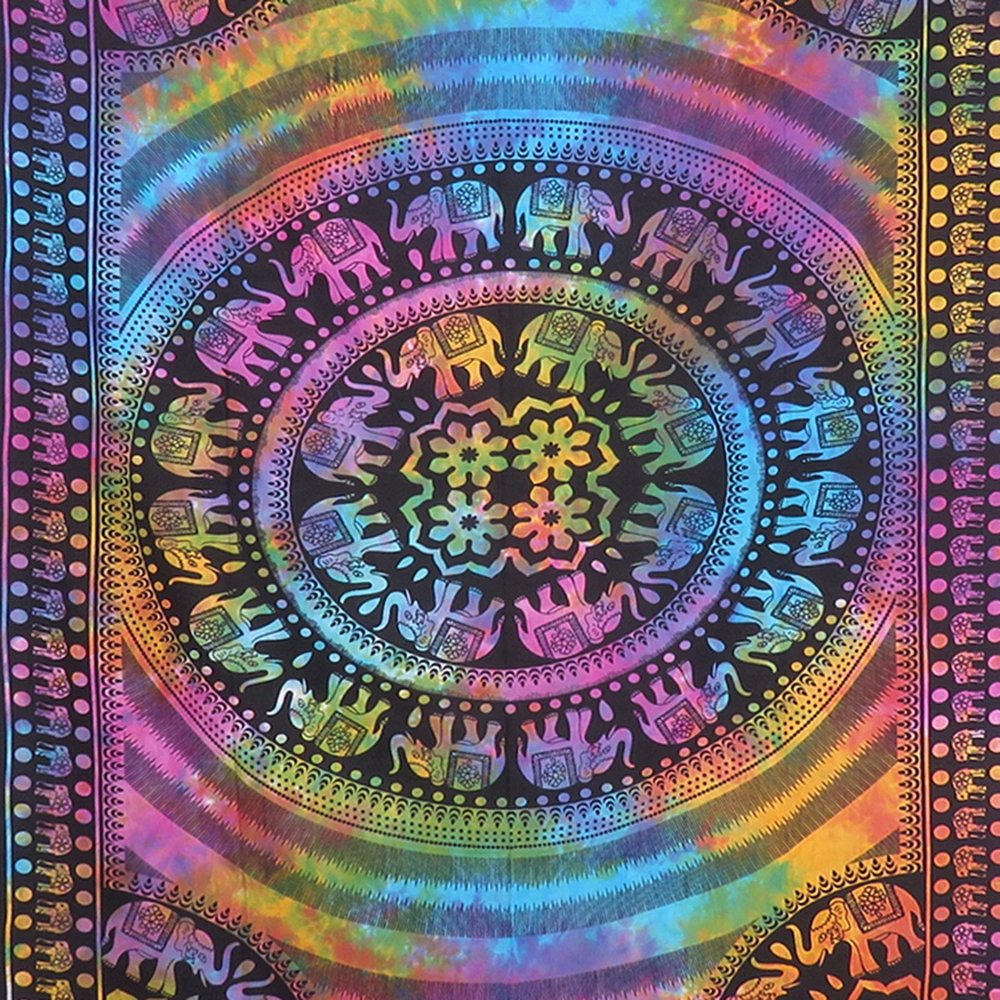 Blue and Pink Floral Cotton