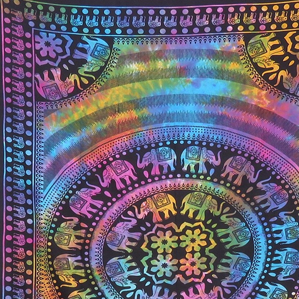 Blue and Pink Floral Cotton