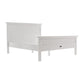 Classic White Panel Queen Size Bed