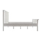 Classic White Panel Queen Size Bed