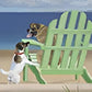Dogs At The Beach Unframed Print Wall Art