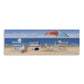 Dogs Perfect Beach Day Unframed Canvas Wall Art