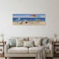 Dogs Perfect Beach Day Unframed Canvas Wall Art