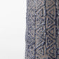 7" Brown Abstract Cylinder Ceramic Table Vase