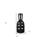 9" Black Abstract Cylinder Metal Table Vase