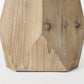 11" Natural Abstract Cylinder Solid Wood Table Vase
