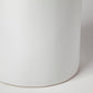 18" Black And White Abstract Cylinder Ceramic Table Vase