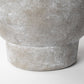 7" Brown Abstract Cylinder Ceramic Table Vase