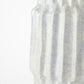 23" Gray Abstract Cylinder Ceramic Table Vase