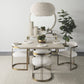 14" Sand Ceramic Cylinder Table Vase