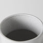 11" White Abstract Cylinder Ceramic Table Vase
