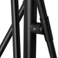 84" Black LED Floor Lamp With White
