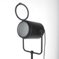 61" Black LED Floor Lamp With Black Metal Shade